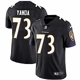 Nike Baltimore Ravens #73 Marshal Yanda Black Alternate NFL Vapor Untouchable Limited Jersey,baseball caps,new era cap wholesale,wholesale hats